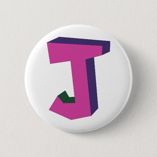 Childish J-toets Ronde Button 5,7 Cm (Voorkant)