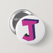 Childish J-toets Ronde Button 5,7 Cm (Voorkant /achterkant)