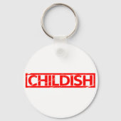 Childish Stamp Sleutelhanger (Achterkant)