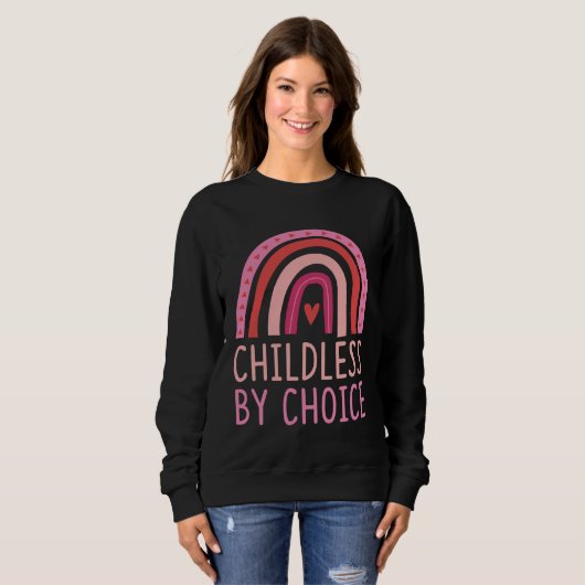 Childless By Choice Trendy Bohemian Rainbow Boho S Trui (Voorkant volledig)