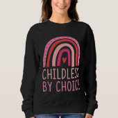 Childless By Choice Trendy Bohemian Rainbow Boho S Trui (Voorkant)