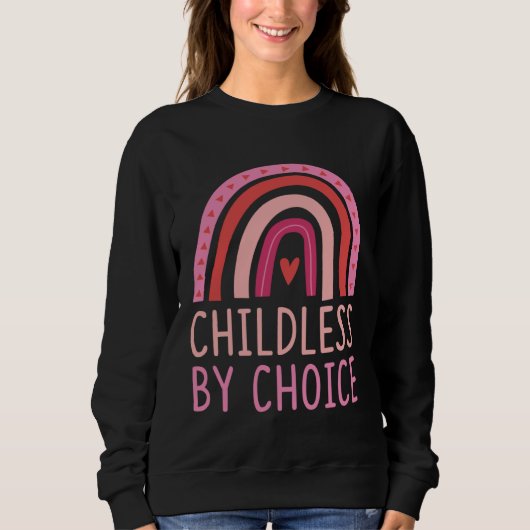 Childless By Choice Trendy Bohemian Rainbow Boho S Trui (Voorkant)
