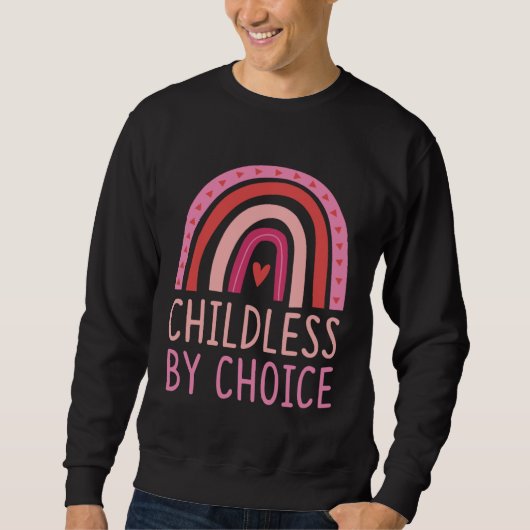 Childless By Choice Trendy Bohemian Rainbow Boho S Trui (Voorkant)