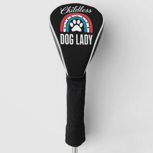Childless Dog Lady Verkiezingsstem 2024 Regenboog  Golfheadcover