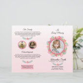 Children Funeral Program Template (Staand voorkant)