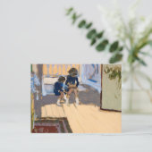 Children in a Room, 1909 by Edouard Vuillard Briefkaart (Staand voorkant)