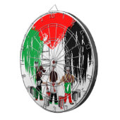Children of Gaza Painting Palestine Flag Dartbord (Voorkant Rechts)