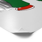 Children of Gaza Painting Palestine Flag  Foto Afdruk (Hoek)