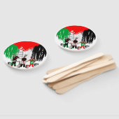 Children of Gaza Painting Palestine Flag  Handwaaier (Niet-gemonteerd)