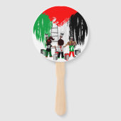 Children of Gaza Painting Palestine Flag  Handwaaier (Voorkant)