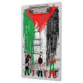 Children of Gaza Painting Palestine Flag  Klembord (Links)