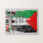 Children of Gaza Painting Palestine Flag  Legpuzzel (Horizontaal)