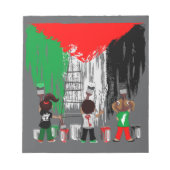 Children of Gaza Painting Palestine Flag  Notitieblok (Voorkant)