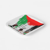 Children of Gaza Painting Palestine Flag  Papieren Bordje (Gebogen)