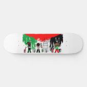 Children of Gaza Painting Palestine Flag  Persoonlijk Skateboard (Horizontaal)