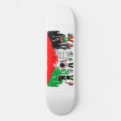 Children of Gaza Painting Palestine Flag  Persoonlijk Skateboard (Voorkant)