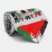 Children of Gaza Painting Palestine Flag  Stropdas (Opgerold)