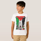 Children of Gaza Painting Palestine Flag  T-shirt (Voorkant volledig)