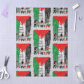 Children of Gaza Painting Palestine Flag  Tissuepapier (Craft)