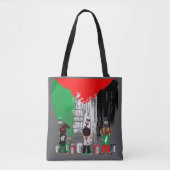 Children of Gaza Painting Palestine Flag  Tote Bag (Voorkant)