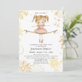 Children Playing on a Rope Kids Party Invitation Kaart (Staand voorkant)