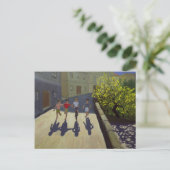 Children Running Lesbos 1999 Briefkaart (Staand voorkant)