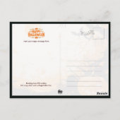 Children Trick or Treating on Halloween Night Briefkaart (Achterkant)