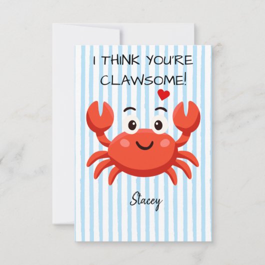 Children Valentine "I think you're claw-some" (Voorkant)