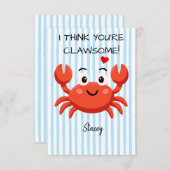 Children Valentine "I think you're claw-some" (Voorkant / Achterkant)