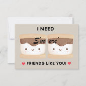 Children Valentine "S'more Friends Like You" (Voorkant)