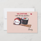 Children Valentine "Sushi, Like the Way you Roll" (Voorkant)