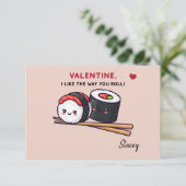 Children Valentine "Sushi, Like the Way you Roll" (Staand voorkant)