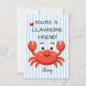 Children Valentine "You're a Clawsom Friend" (Voorkant)
