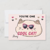 Children Valentine "You're One Cool Cat" (Voorkant)