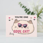 Children Valentine "You're One Cool Cat" (Staand voorkant)
