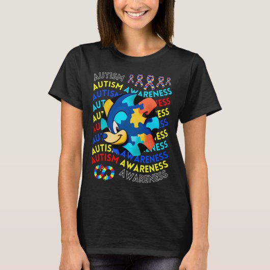 Childrens Autism Awareness Navigating Autism Autis T-shirt (Voorkant)