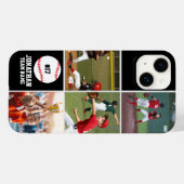Children's Baseball Team Photo Collage Black Case-Mate iPhone Case (Achterkant (horizontaal))