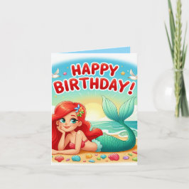 Children's birthday card kaart