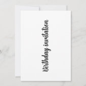 Children's birthday save the date (Achterkant)