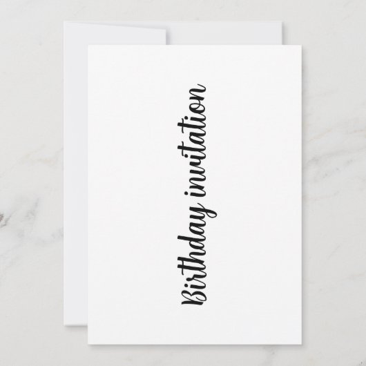 Children's birthday save the date (Achterkant)