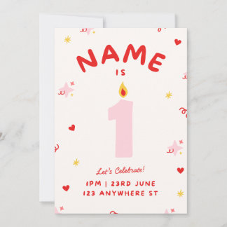 Children's birthday save the date