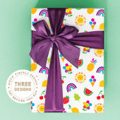 Children's Birthday Wrapping Paper, Summer Fun Inpakpapier Vel