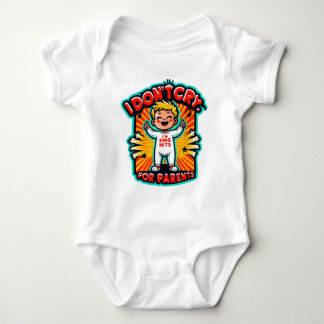 Children's bodysuit with a funny inscription