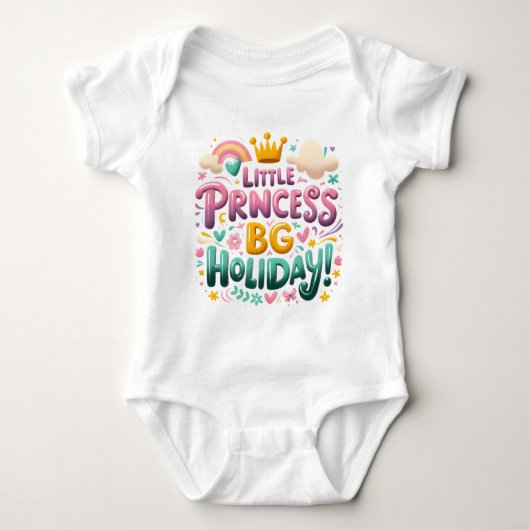 Children's bodysuit with a funny inscription (Voorkant)