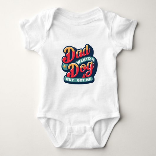 Children's bodysuit with a funny inscription (Voorkant)