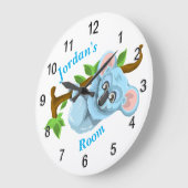 Children's Clock Cute Koala Bear Grote Klok (Hoek)