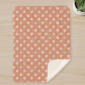 Children's Cover with Daisy Floral Pattern Sherpa Deken
