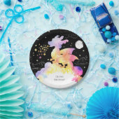 Children's Enchanted Dragon Verjaardag Papieren Bordje (Feest)