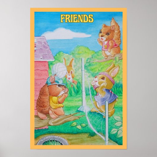 Children's Friends Poster (Voorkant)