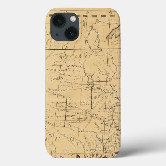 Children's Map Of The United States Case-Mate iPhone Case (Achterkant)